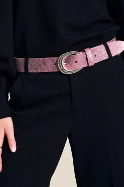 BELT Snake Vibrant Pink