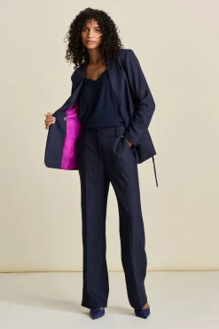 BLAZER Striped Midnight Blue