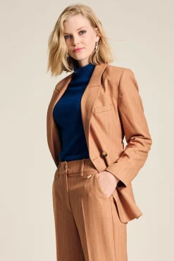 BLAZER Striped Sugar Brown