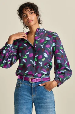 BLOUSE Featherfest Blue