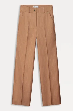 BROEK Striped Sugar Brown