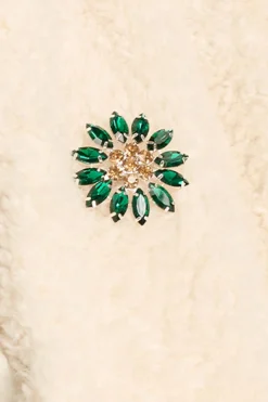 GILET Teddy Love Ecru