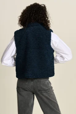 GILET Teddy Love Navy