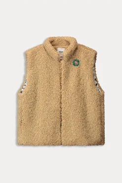 GILET Teddy Love Vintage Brown