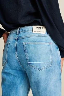 JEANS Eline Straight Mid Blue