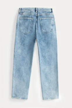 JEANS Eline Straight Mid Blue