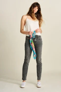 JEANS Elize Slim Grey Storm