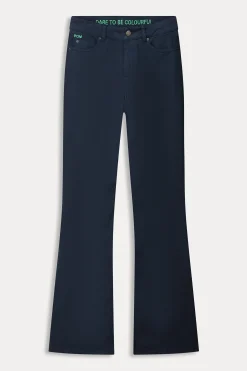JEANS KATE Flare Washed Midnight Blue