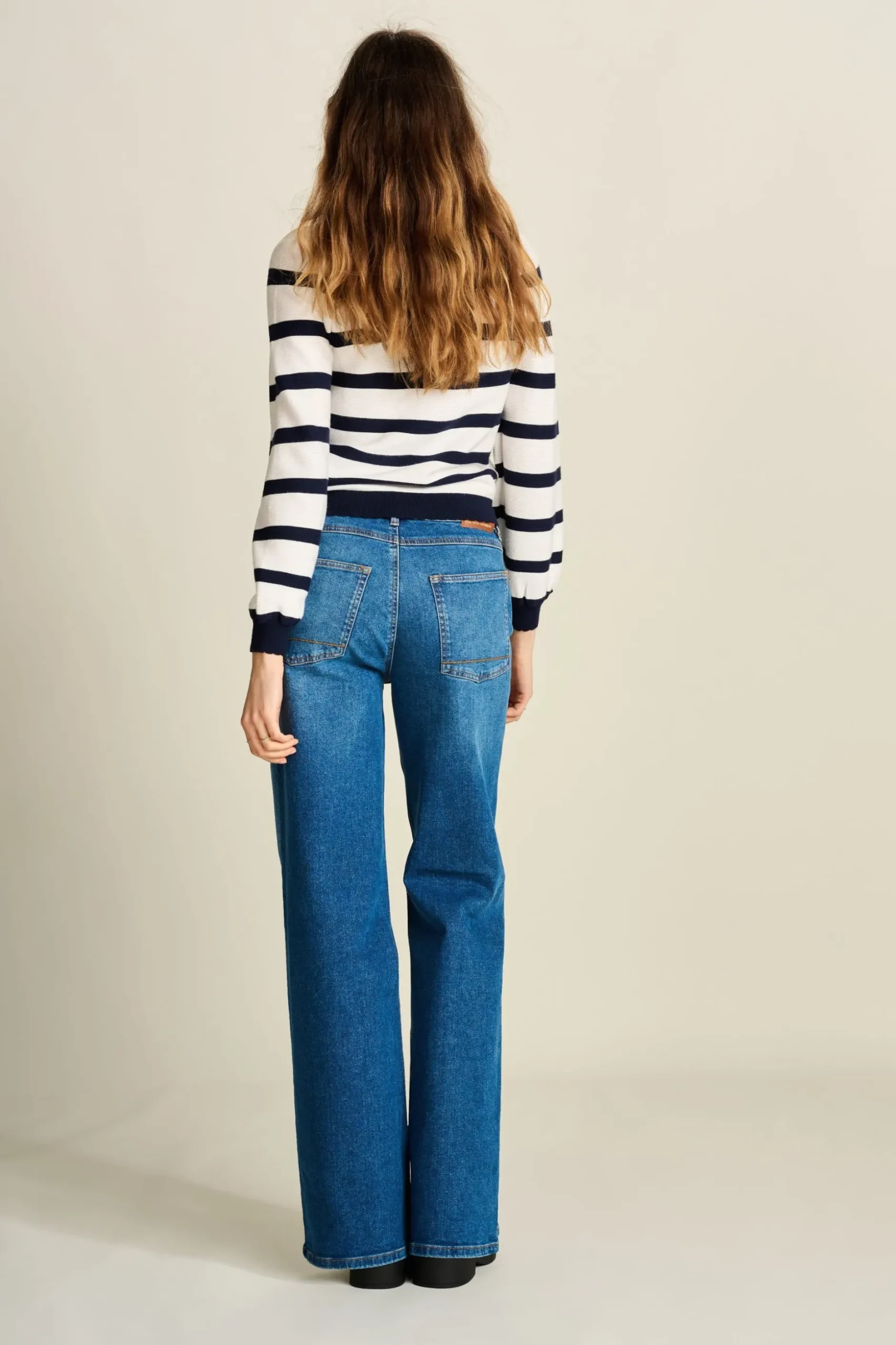 JEANS Wide Leg Vintage Blue