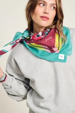 SJAAL Silk Floral Green