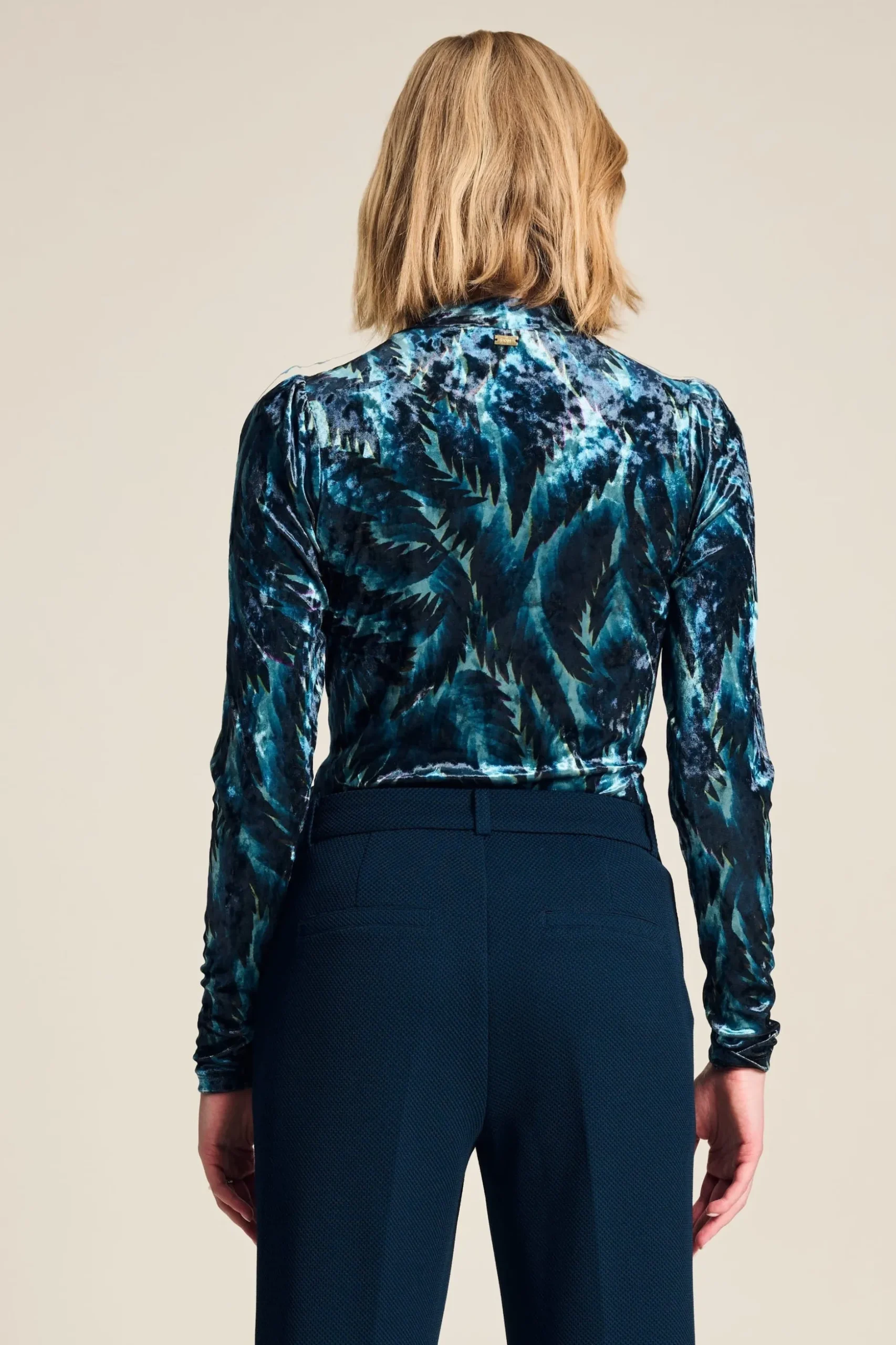 TURTLENECK Feathers Blue